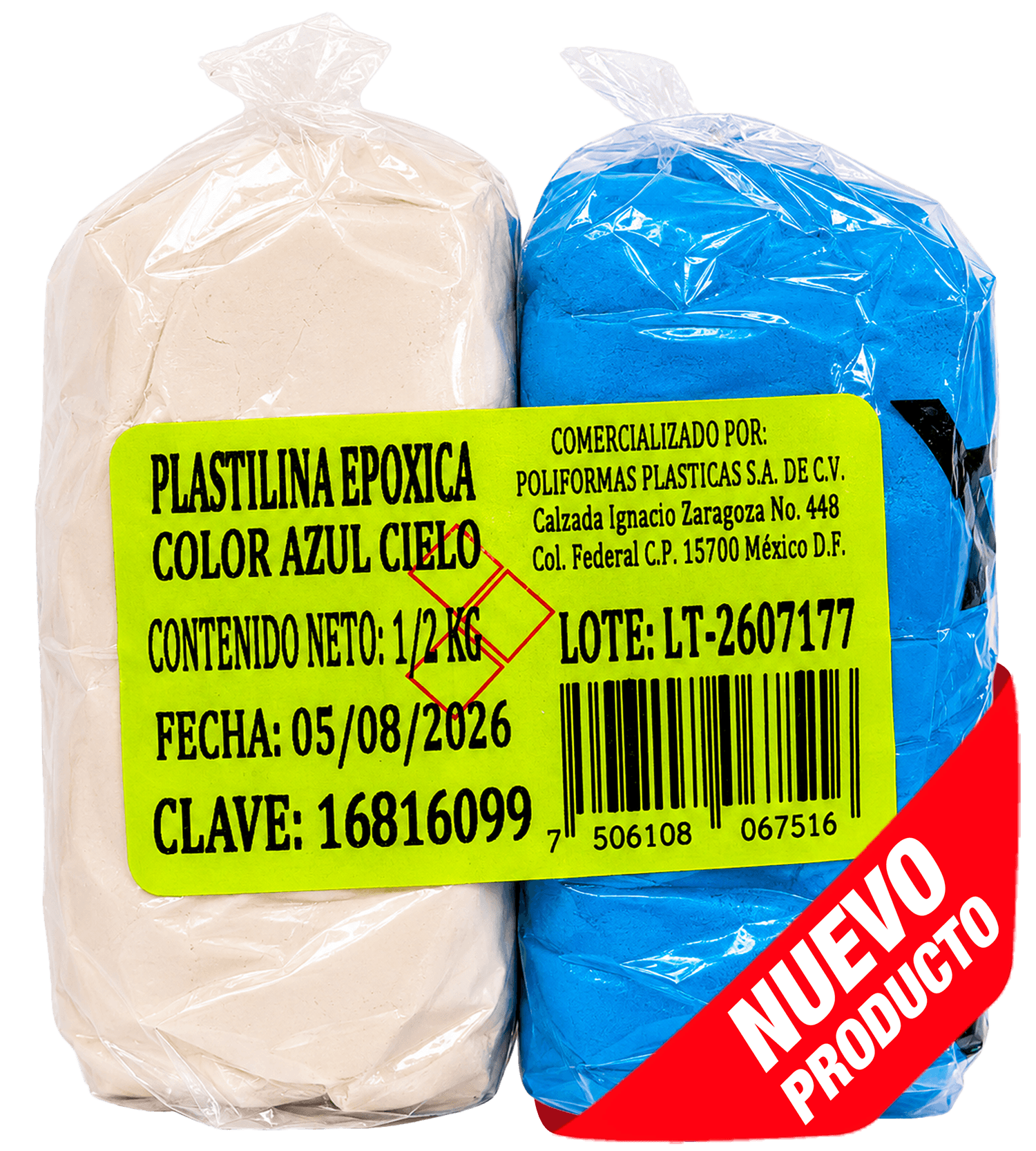 PLASTILINA EPÓXICA DE COLORES
