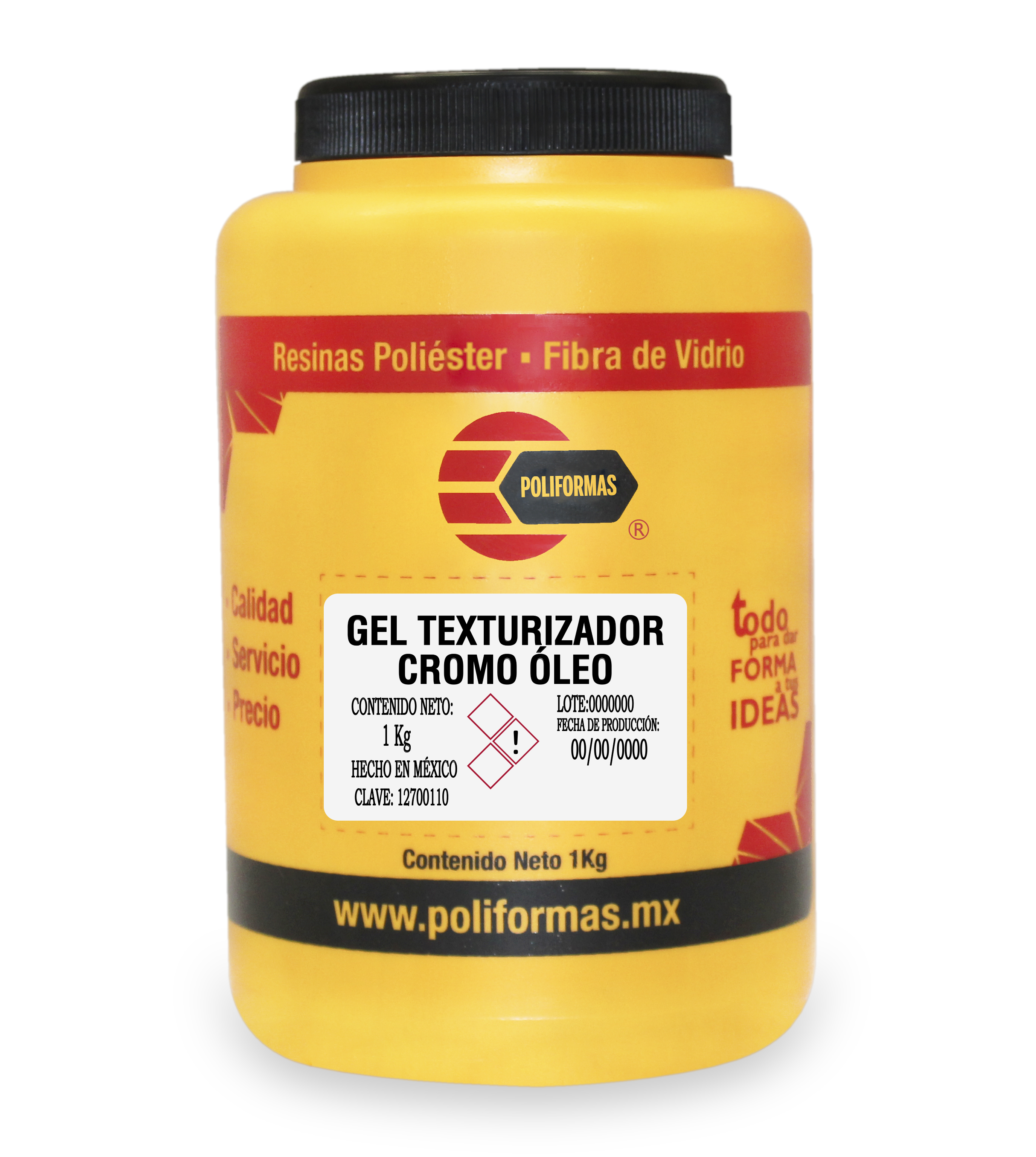 POLIFORMAS COMPLEMENTOS GEL TEXTURIZADOR CROMO-OLEO