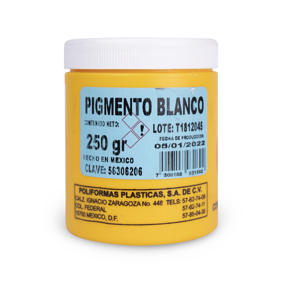 POLIFORMAS COMPLEMENTOS PIGMENTO BLANCO