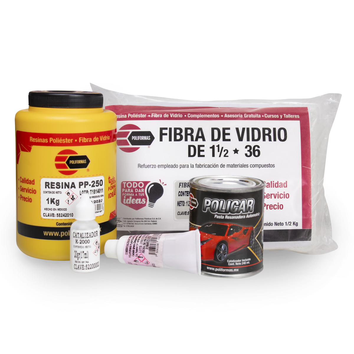 POLIFORMAS COMPLEMENTOS KIT DE REPARACIÓN AUTOMOTRIZ